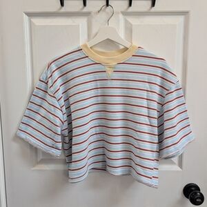 Wild Fable Striped Boxy Top